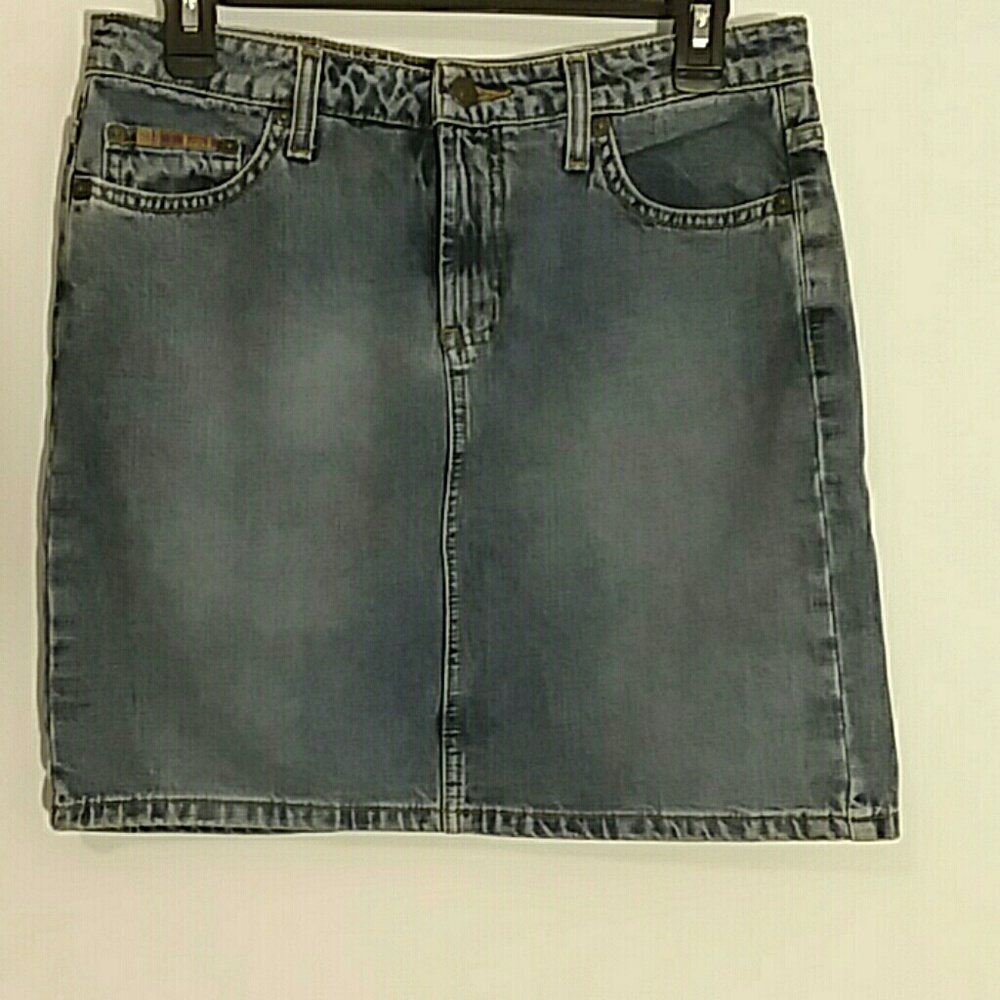 L.E.I. EUC Denim Skirt